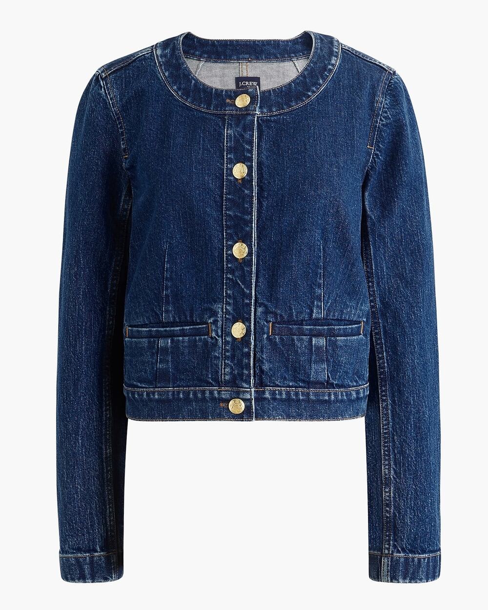 J.CREW NWT Louisa Denim Lady Jacket Size 4 Myrtle Navy Wash